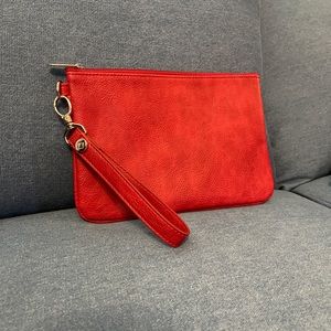 COPY - Rubie Mini zippered pouch with matching wristlet strap